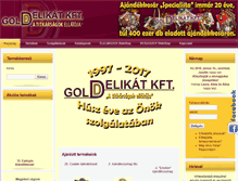 Tablet Screenshot of golddelikat.hu